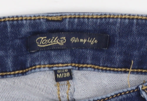 Toxik3 Women's Blue Skinny Stretch Denim Jeans Size 10