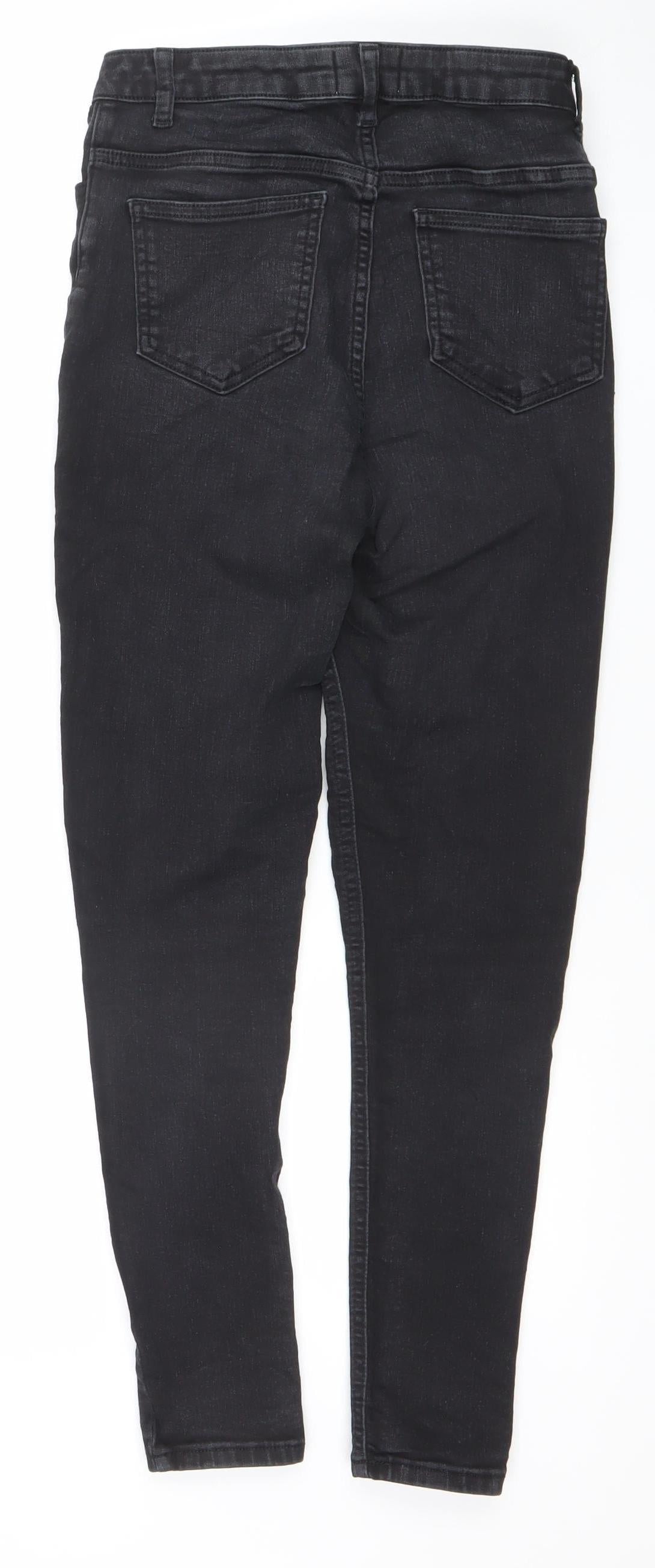 Savida Women's Black Skinny Stretch Jeans Size 10 Slim Fit