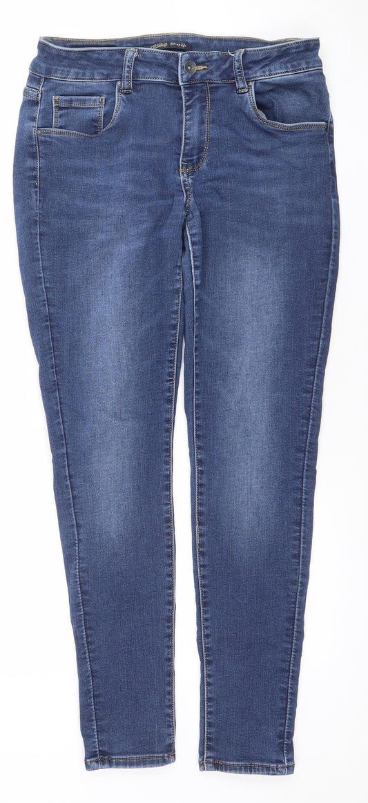 Toxik3 Women's Blue Skinny Jeans Size 12 Stretch Denim