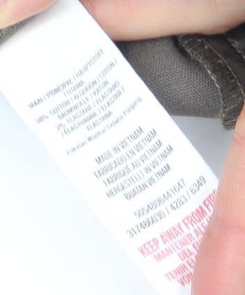 Wallis Womens Brown Size 16 Straight Leg Cotton Blend Jeans