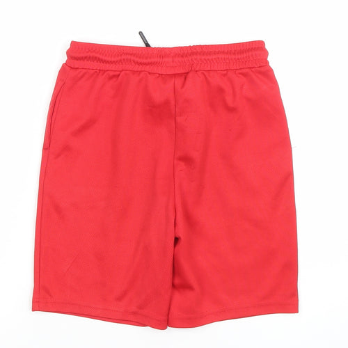 NBA Boys Red Chicago Bulls Lavine 8 Athletic Basketball Shorts 8-9 Years