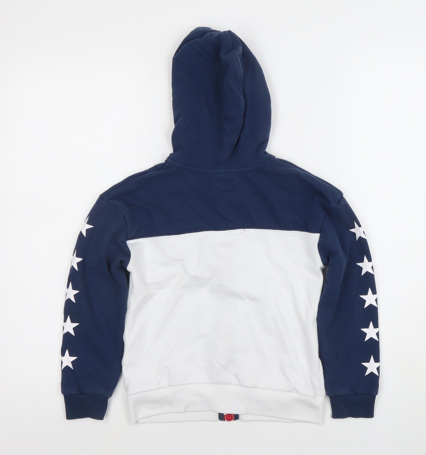 Converse Boys Blue & White Full Zip Hoodie 5-7 Years Graphic Print Stars