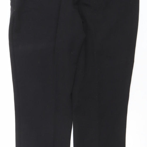 Marks and Spencer Women's Black Size 12 Slim Cropped Work Trousers
