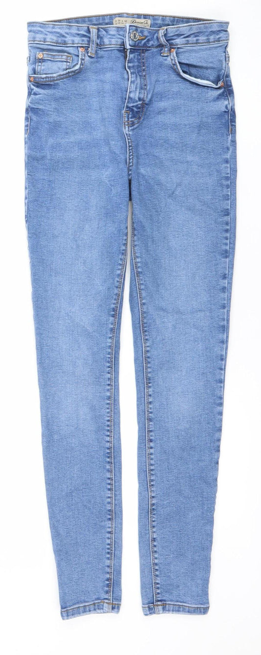 Denim Co. Women's Blue Size 10 Skinny Stretch Jeans