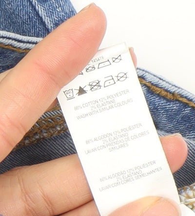 Denim Co. Women's Blue Size 10 Skinny Stretch Jeans