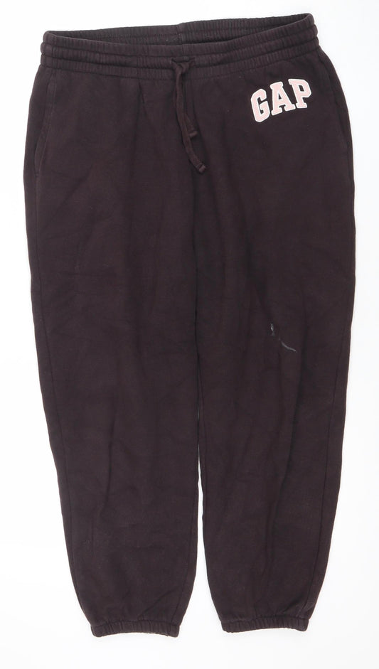 GAP Womens Black Jogger Sweatpants Size M Cotton Blend