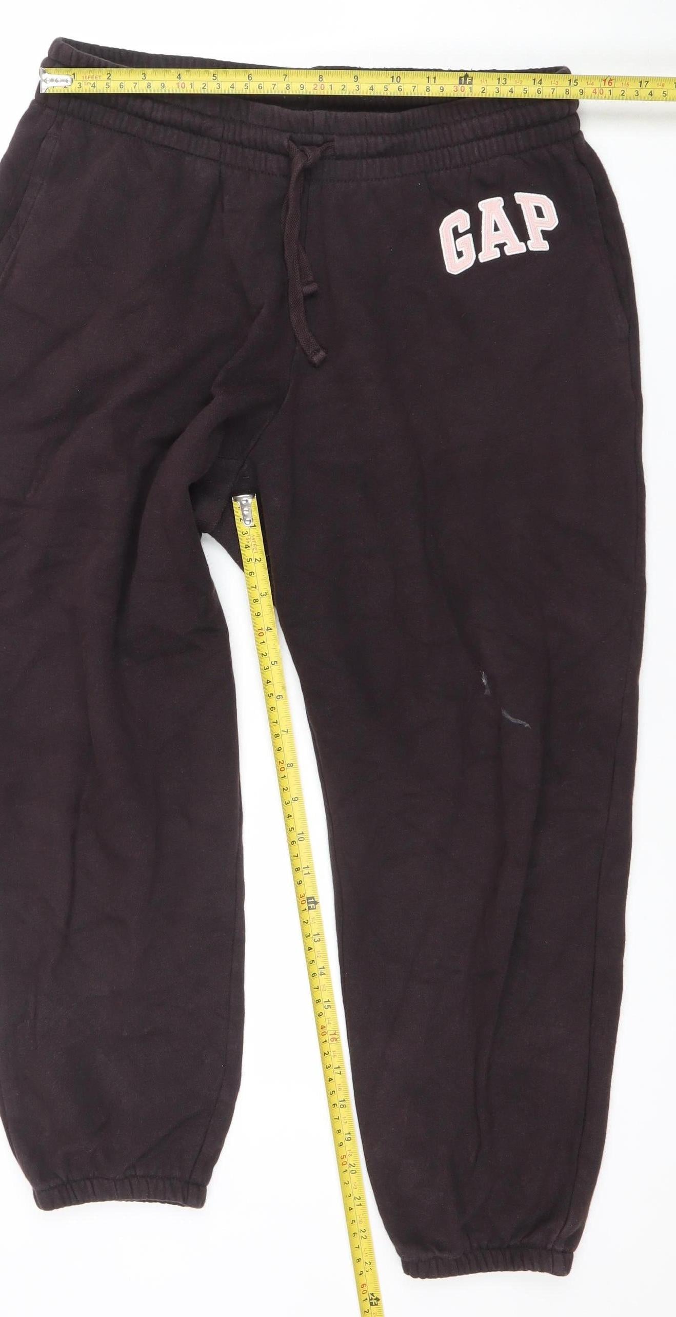 GAP Womens Black Jogger Sweatpants Size M Cotton Blend