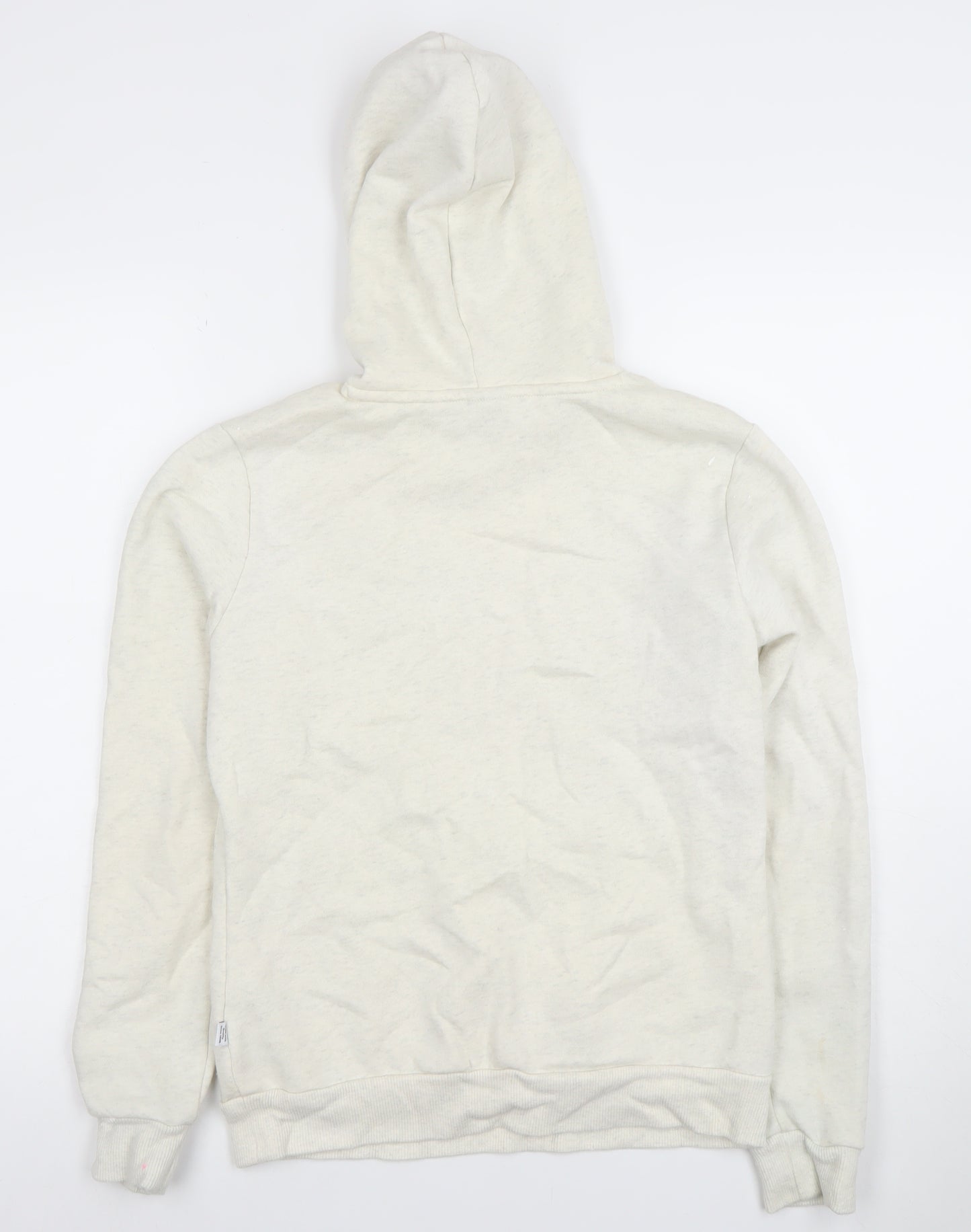Puma Men's Ivory Pullover Hoodie Small Regular Fit Fleece