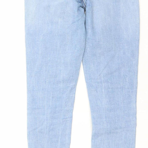 Primark Women’s Blue Distressed Skinny Jeans Size 4