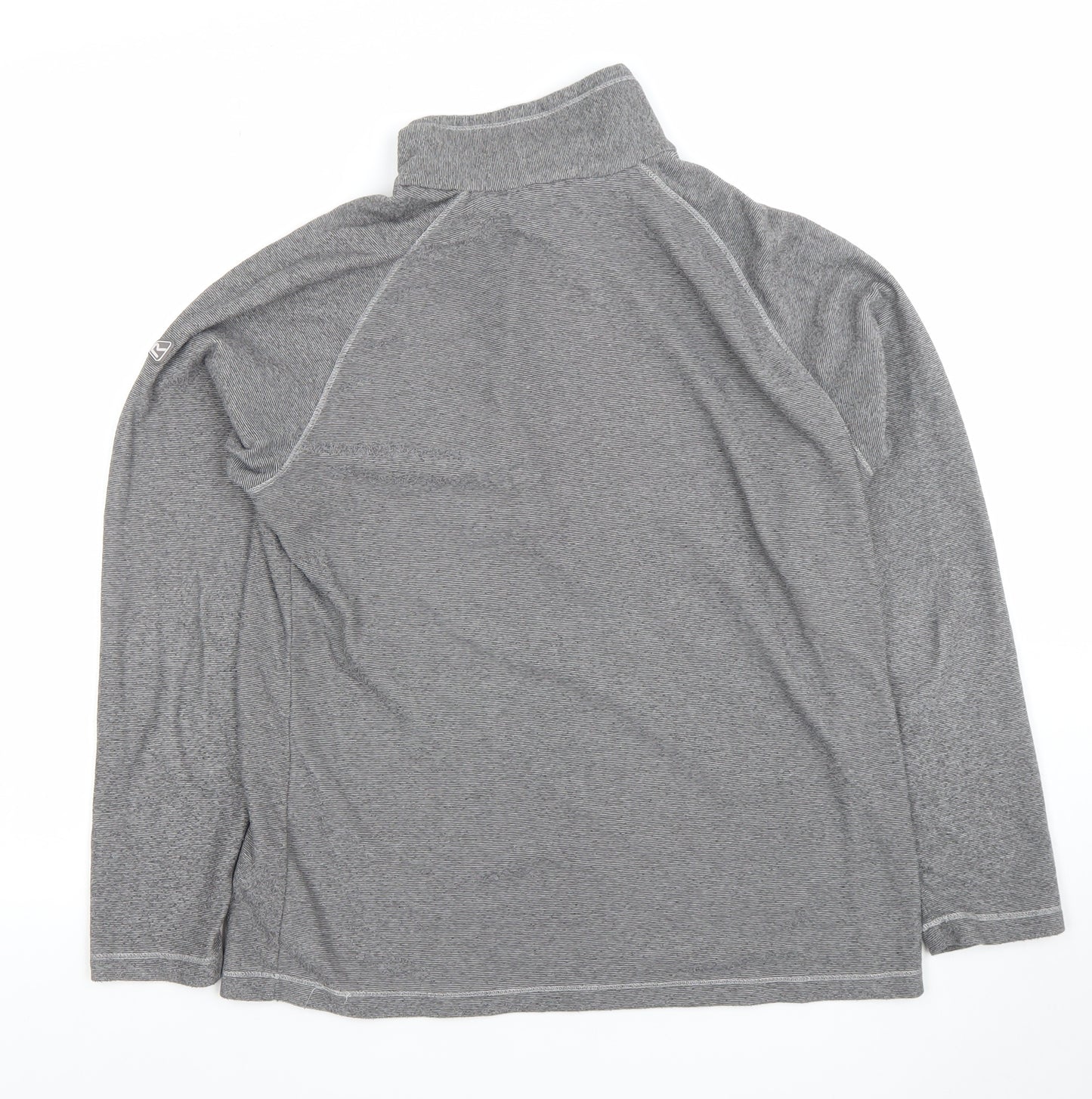 Regatta Great Outdoors Women's Grey 1/4 Zip Pullover Sweatshirt UK 14