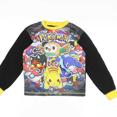 Character.com Boys Multicoloured Pokémon Long Sleeve T-Shirt 7-8 Years