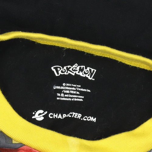 Character.com Boys Multicoloured Pokémon Long Sleeve T-Shirt 7-8 Years