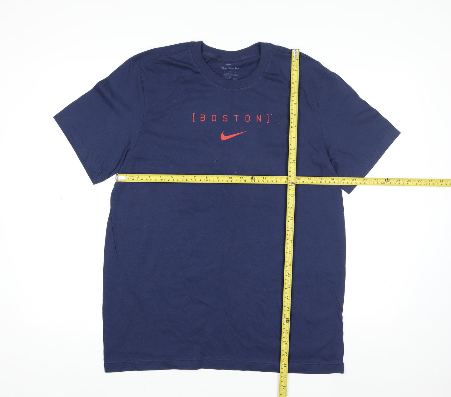 Nike Men Blue Boston Red Sox 1901 Graphic Cotton T-Shirt Size L
