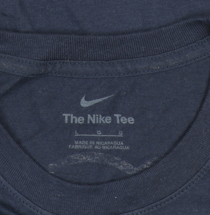 Nike Men Blue Boston Red Sox 1901 Graphic Cotton T-Shirt Size L