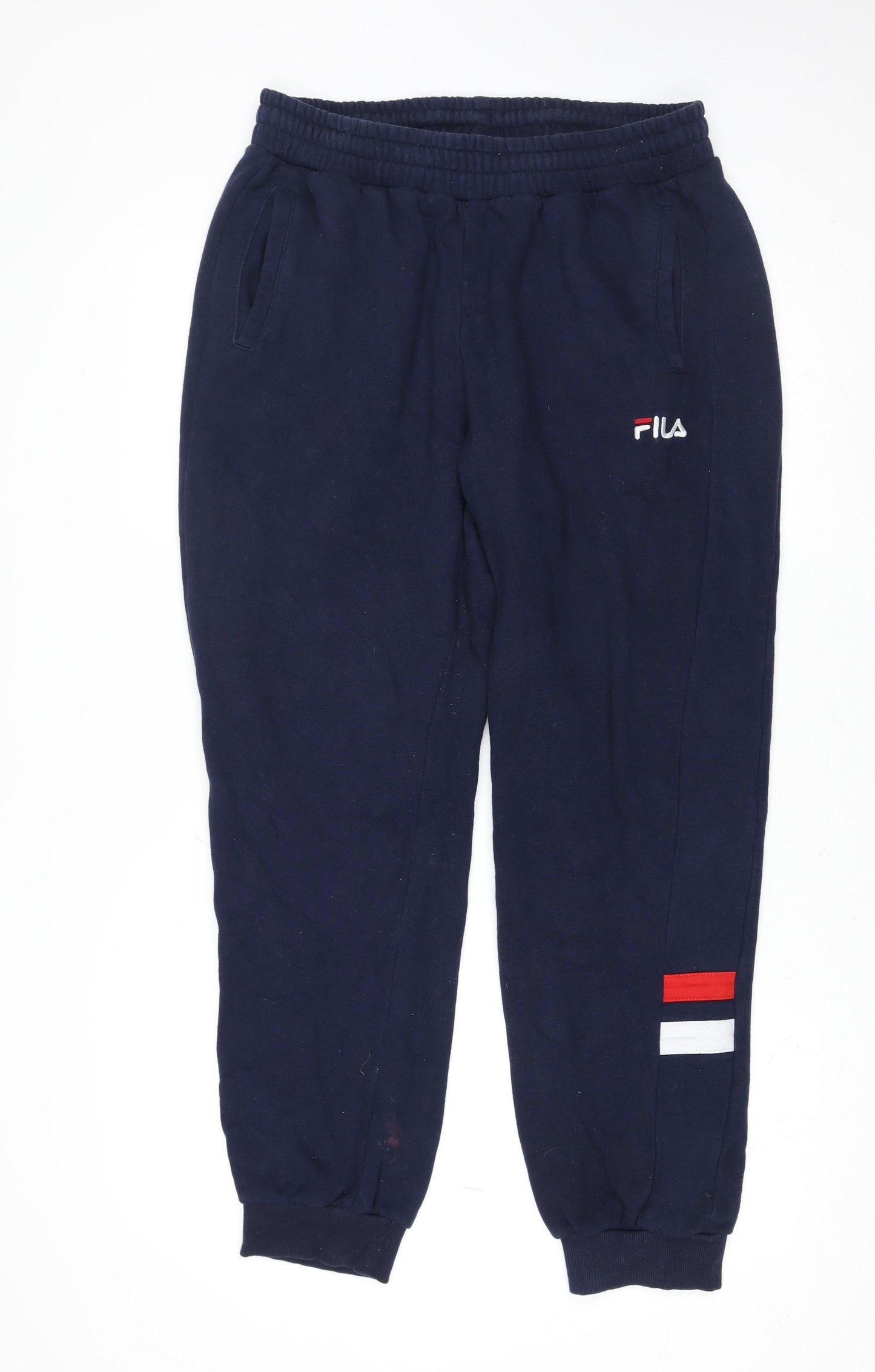 Fila Men's Blue Jogger Sweatpants M Regular Fit Activewear Trousers