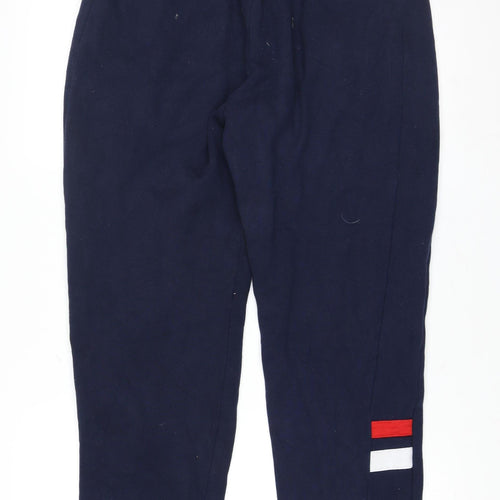 Fila Men's Blue Jogger Sweatpants M Regular Fit Activewear Trousers