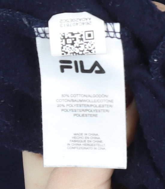 Fila Men's Blue Jogger Sweatpants M Regular Fit Activewear Trousers