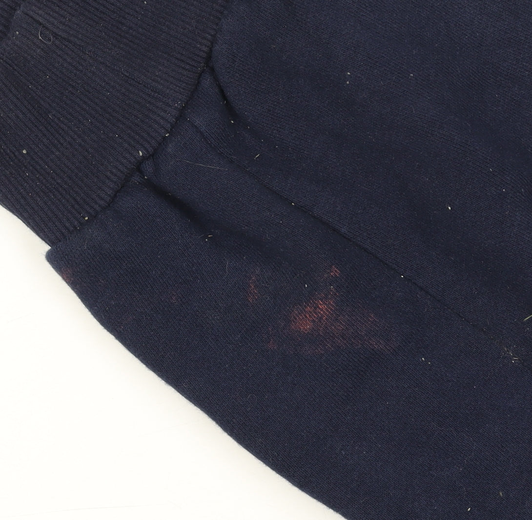 Fila Men's Blue Jogger Sweatpants M Regular Fit Activewear Trousers