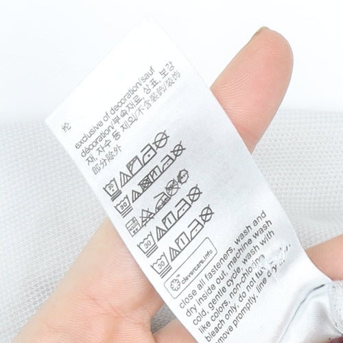 Calvin Klein Men's White Slim Fit Polo Shirt Size M