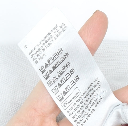 Calvin Klein Men's White Slim Fit Polo Shirt Size M