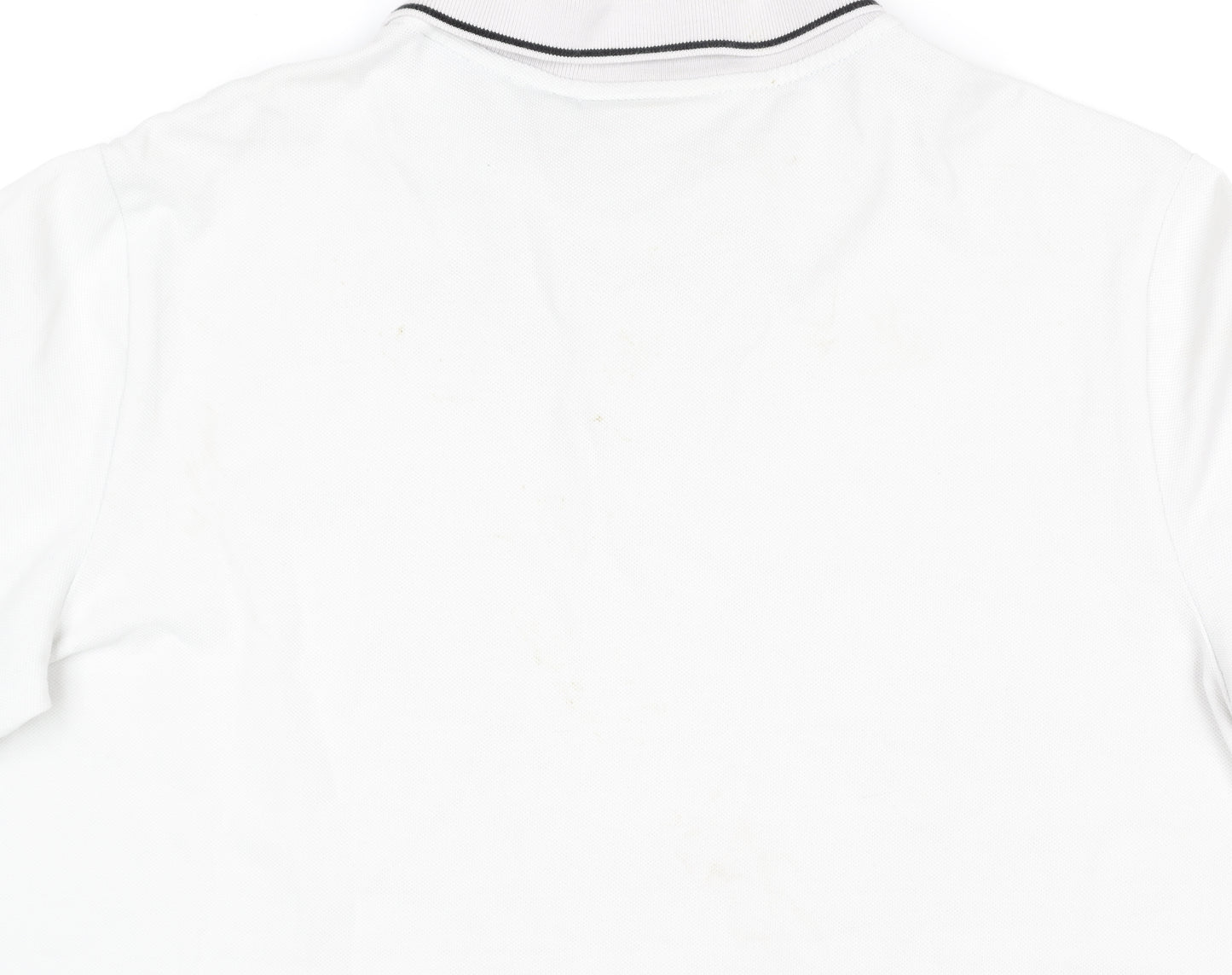 Calvin Klein Men's White Slim Fit Polo Shirt Size M