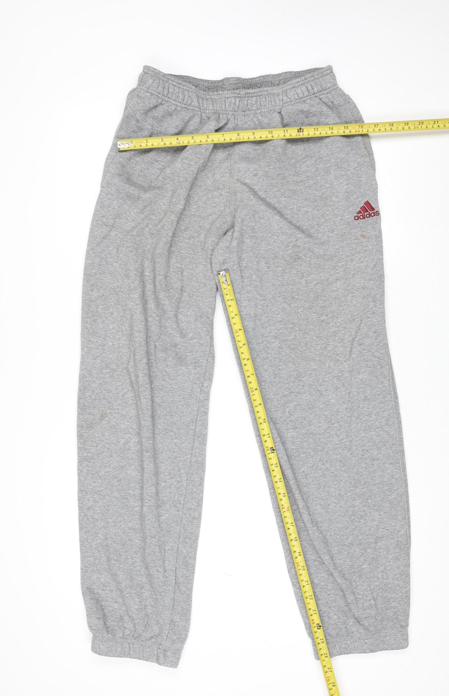 adidas Mens Grey M Regular Fit Sweatpants Joggers Activewear