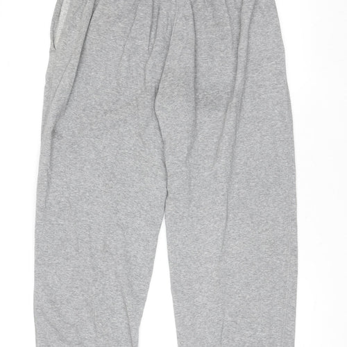 adidas Mens Grey M Regular Fit Sweatpants Joggers Activewear