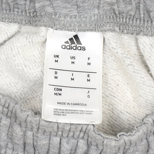 adidas Mens Grey M Regular Fit Sweatpants Joggers Activewear