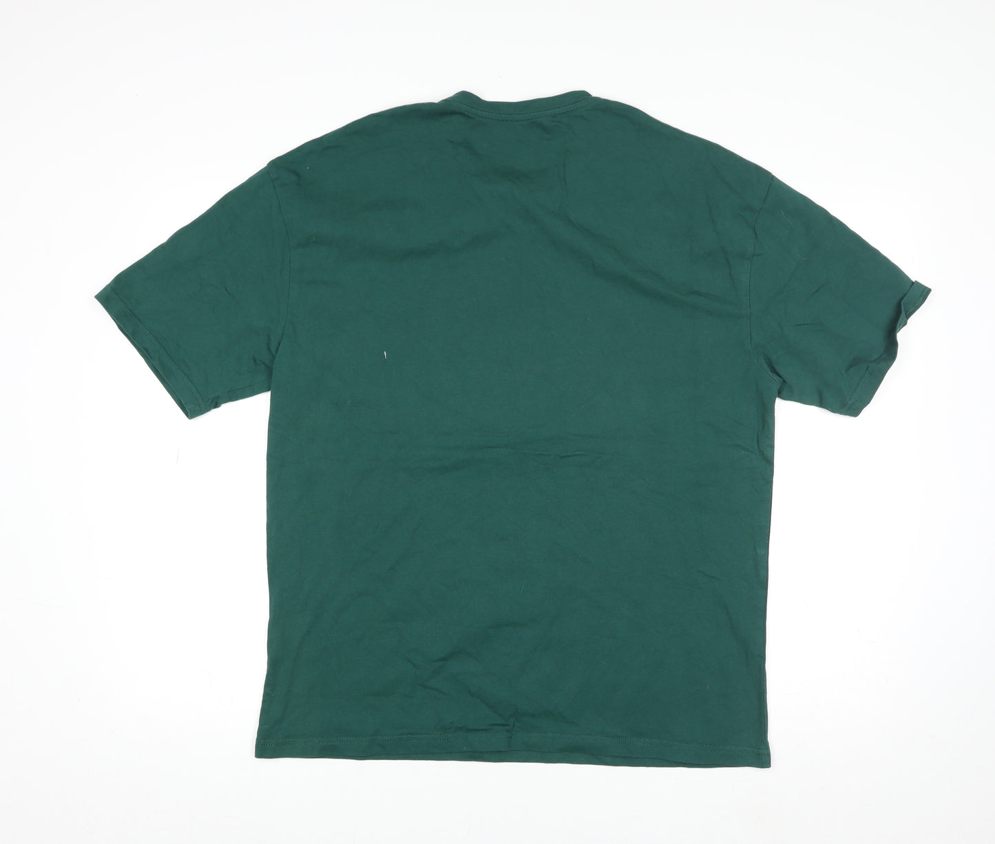 Jameson Carter Men's Green Logo T-Shirt Size L Casual Crew Neck