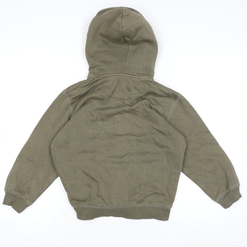 French Connection Teens Green Zip Hooded Basic Jacket 9-10Y