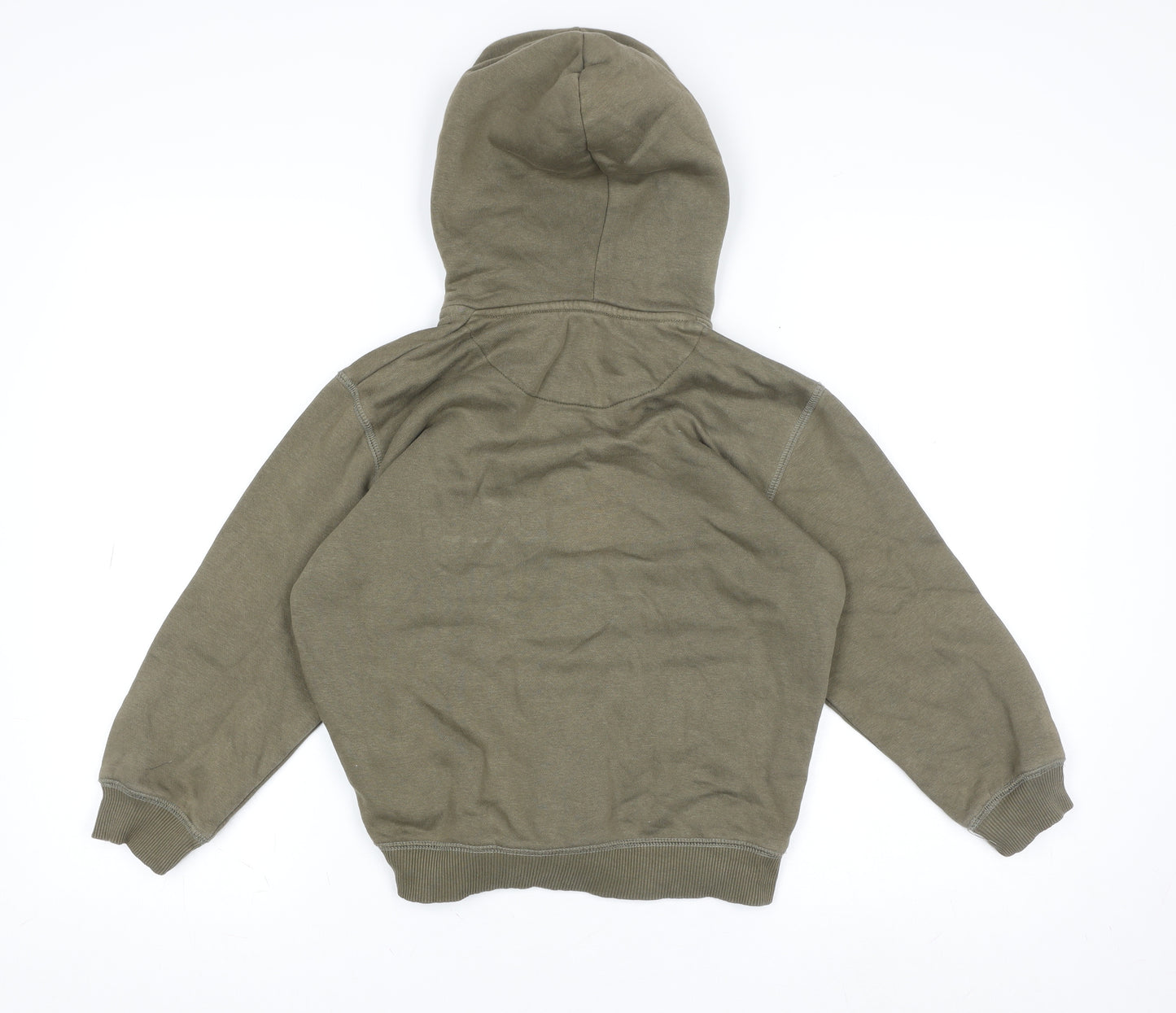 French Connection Teens Green Zip Hooded Basic Jacket 9-10Y