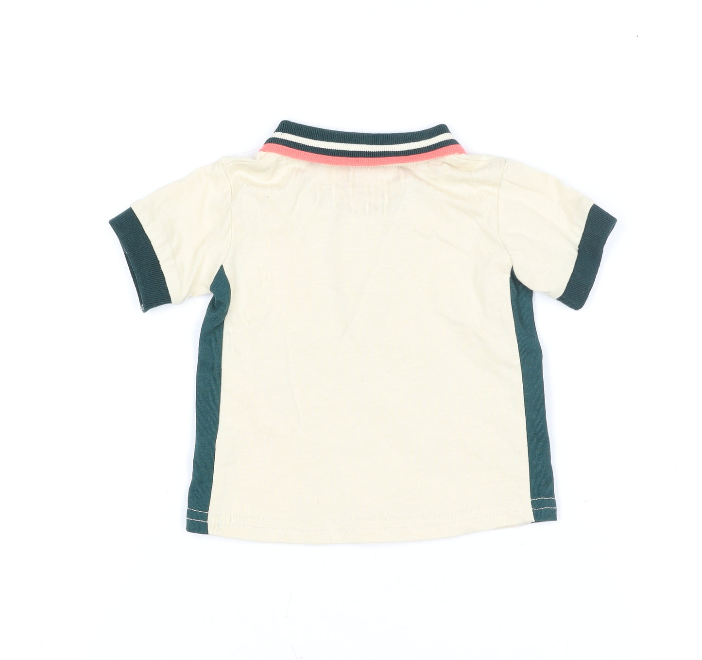 Liverpool FC Beige Baby Polo Babygrow 0-3 Months Short Sleeve Cotton