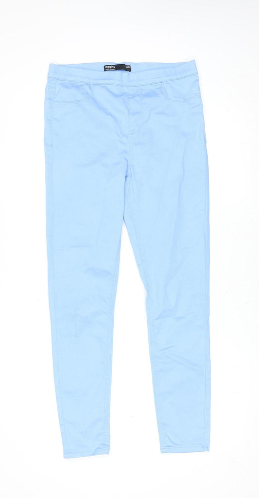 Dunnes Stores Women's Blue Jegging Leggings Size 12 Cotton Stretch