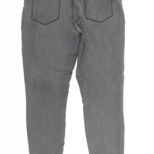 Dunnes Stores Womens Grey Size 12 Jegging Stretch Slim Jeans