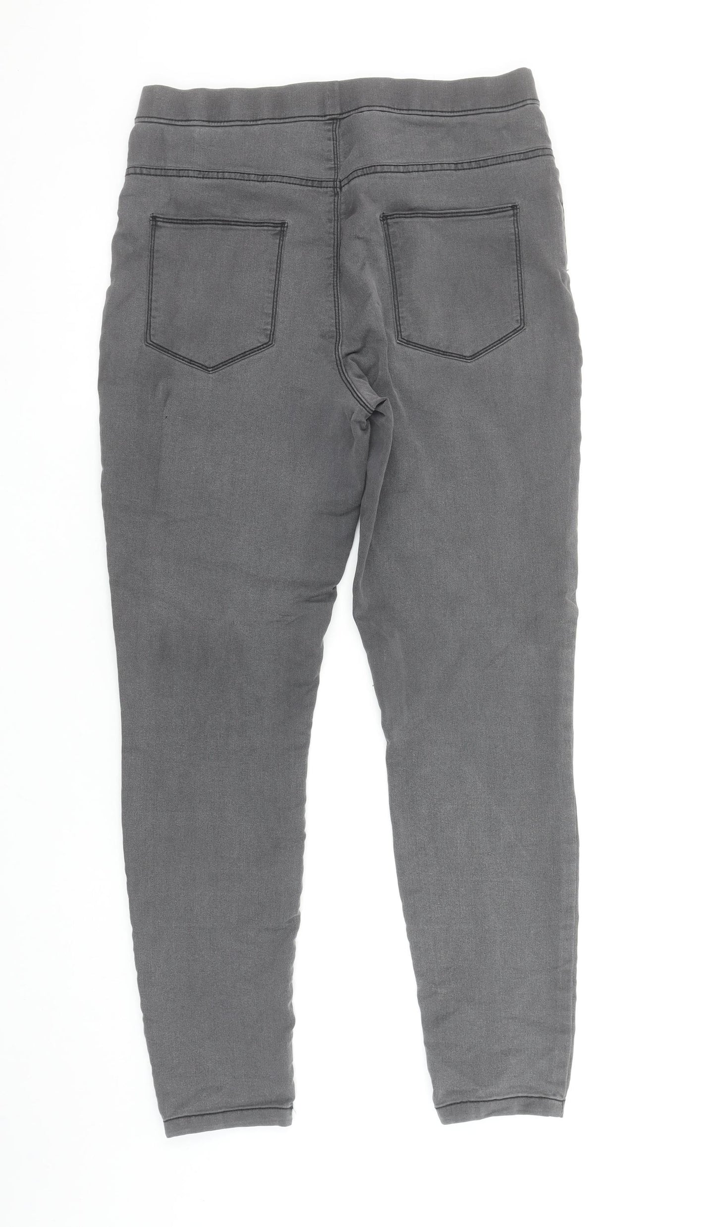 Dunnes Stores Womens Grey Size 12 Jegging Stretch Slim Jeans