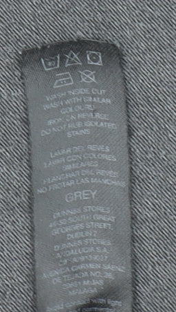 Dunnes Stores Womens Grey Size 12 Jegging Stretch Slim Jeans