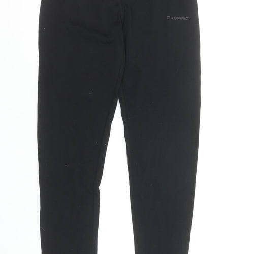 Campri Women’s Black Sports Base Layer Leggings Size 12