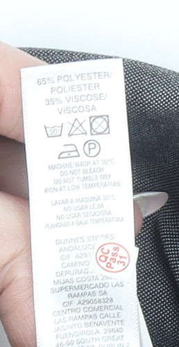 Dunnes Stores Men's Grey Slim Fit Dress Pants 34W 33L Trouser