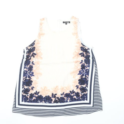 Stella Morgan Womens Multicoloured Size 12 Sleeveless Floral Camisole Top