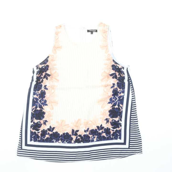 Stella Morgan Womens Multicoloured Size 12 Sleeveless Floral Camisole Top