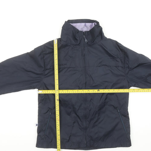BLOX Womens Blue Lightweight Windbreaker Jacket Size 10