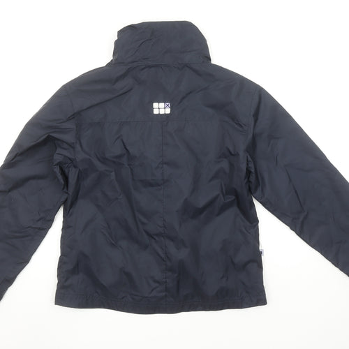 BLOX Womens Blue Lightweight Windbreaker Jacket Size 10