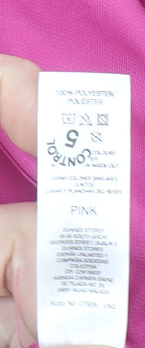 Gallery Women’s Pink Ruffle Sleeveless Camisole Blouse Size L