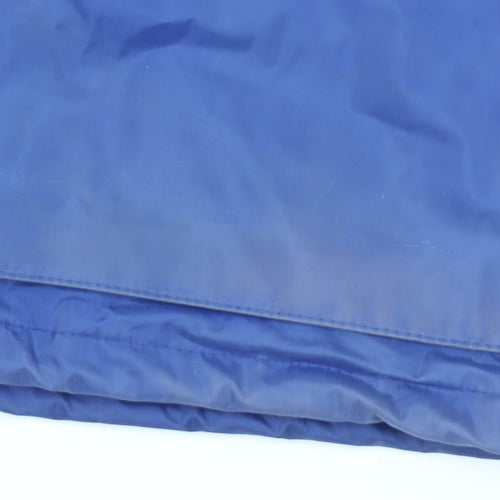 Outdoor Wear by R.M Men's Blue Waterproof Hooded Rain Jacket M