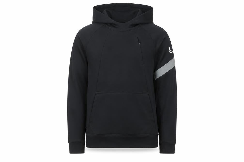 Nike Boys Black Dri-FIT Pullover Hoodie M 137-147cm Reflective Sportswear