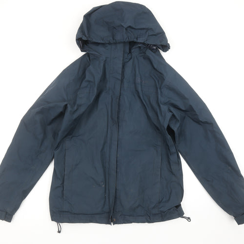 Hi Gear Women Blue Size 10 Waterproof Hooded Rain Coat Jacket