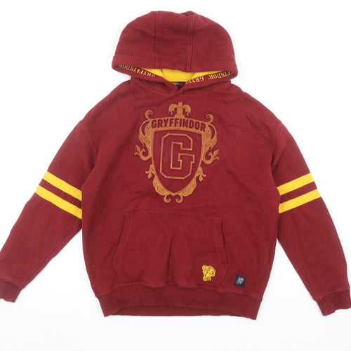 Marks & Spencer Girls Red Gryffindor Hoodie 12-13 Years Pullover Fleece