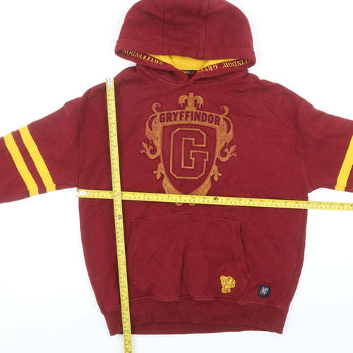 Marks & Spencer Girls Red Gryffindor Hoodie 12-13 Years Pullover Fleece