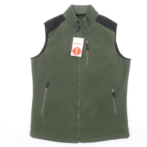 DamartSport Women Green 3XL Fleece Bodywarmer Waistcoat