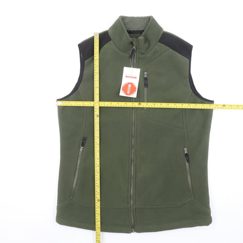 DamartSport Women Green 3XL Fleece Bodywarmer Waistcoat